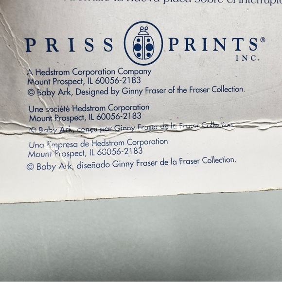 Vintage 1994 Baby’s Ark 3D Light Switch Plate Cover Noah’s Ark Zoo Animals NIP - Picture 9 of 10